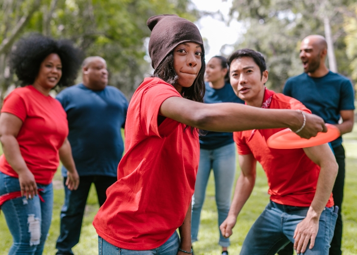 BIPOC Apostrophe Frisbee and Poetry